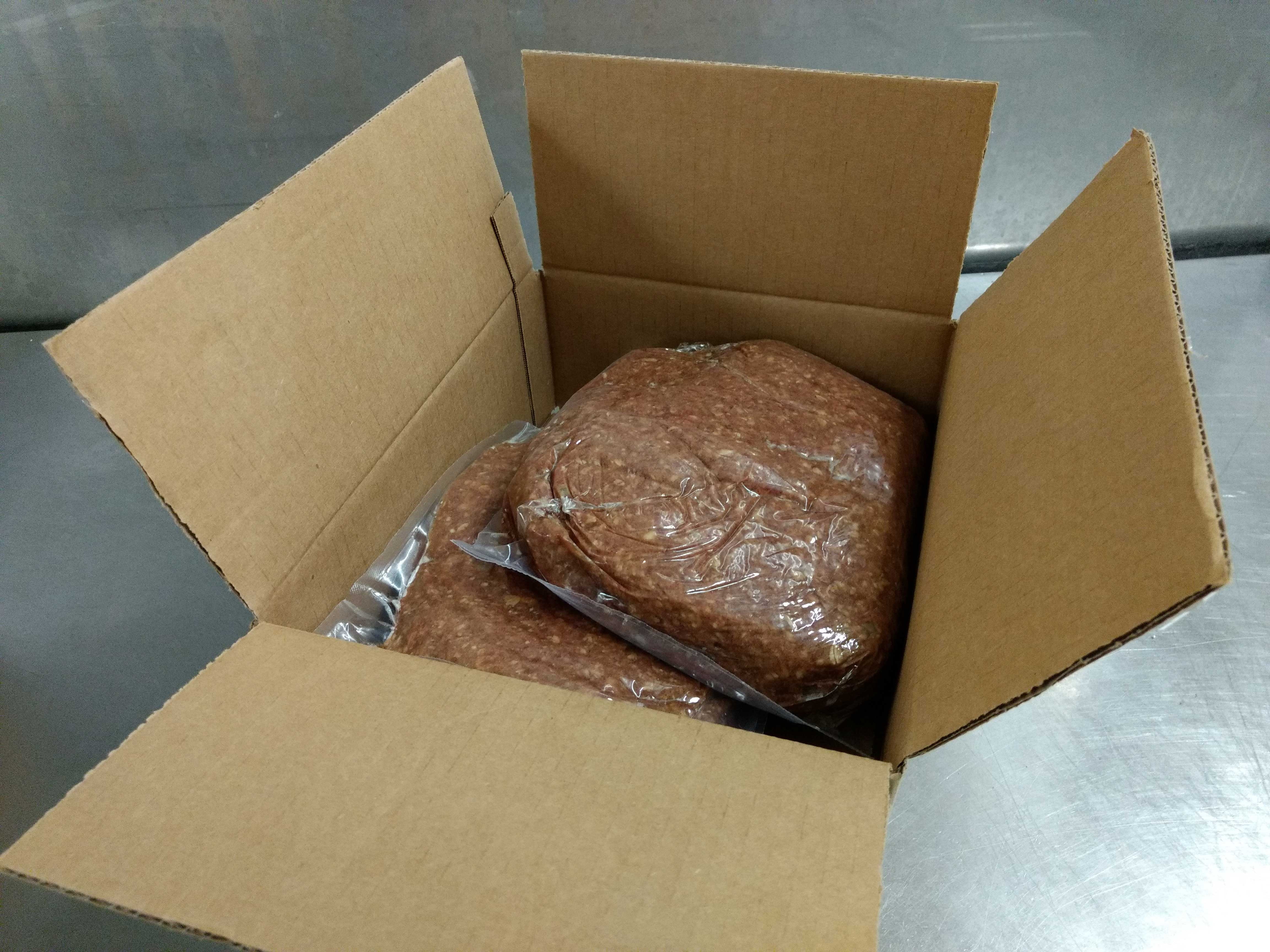 Ada Valley Gourmet Foods Uncooked Beef Meatloaf, 5 Pound -- 2 per case.