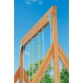 thumbnail image 5 of Trailside Cedar Swingset with Belt Swings and Trapeze Bar, All Wood, Hardware, and Assembly Instructions Included, 5 of 9