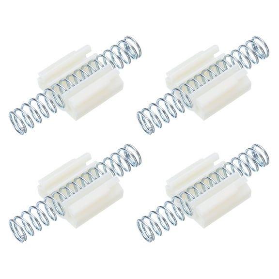 4pcs Bifold Door Hardware, Bi-fold Closet Door Hardware Repair Spring, Silver