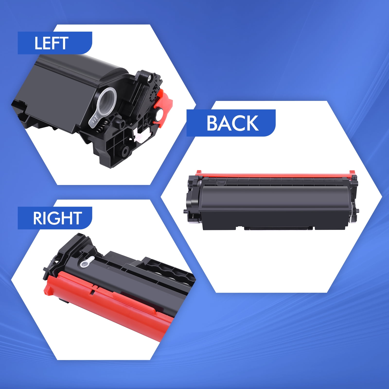 Finepix Ink Compatible for HP 138A W1380A 138X W1380X Black Toner Cartridge with Chip Work for Pro 3001dw 3001fdw MFP 3101fdw Series Printer Ink ( 2-Pack )