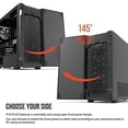 thumbnail image 6 of Antec P10 FLUX, F-LUX Platform, 5 x 120mm Fans Included, Reversible & Swing-Open Front Panel, Air-Concentrating Filter, 5.25" ODD, Fan-Speed Control, Sound-Dampening Side Panels, Mid-Tower Silent, 6 of 10