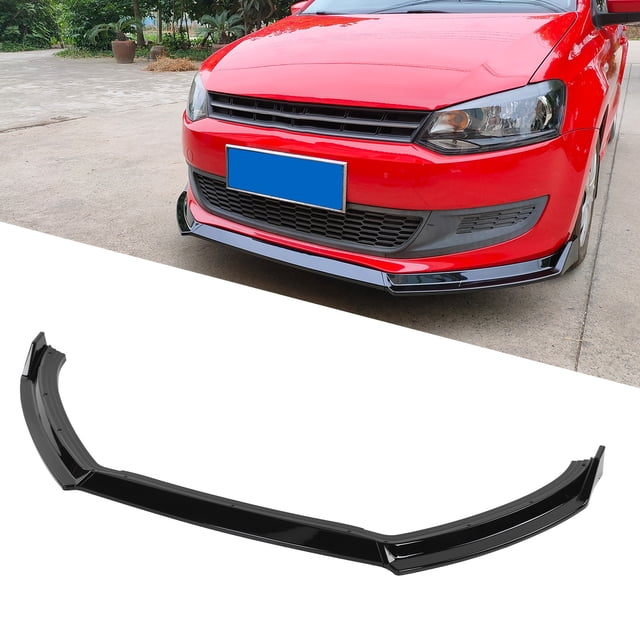 Car Splitter Lip with Aggressive Front Lip for MK5 6R, ABS Material, Easy Installation, Car Downforce Improves, Screw Fixation, Fits for MK5 6R Standard PreFacelift 20092014,