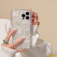 thumbnail image 3 of Para Samsung A04E A34 A54 A04s A04 A13 A12 A10s A50s A50 A22 A03 A20 A11 A02s A53 A71 A52s A30 A32 A23 A03s A52 M23 F23 Lindo Conejo De Dibujos Animados Airbag Flores A Prueba De Golpes Estuche Suave, 3 of 3