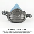 thumbnail image 5 of Hxlamzoo Reusable Dustproof Half Face Mask - Industrial Dust Protection for Painting, Welding & Chemical Work, 5 of 9