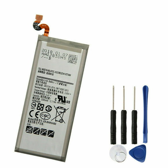 Replacement Battery with Tools for Samsung Galaxy Note 8 (N950), EB-BN950ABE EB-BN950ABA EB-BN950ABU