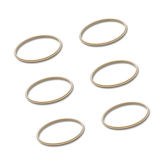 6pcs Functional Silicone Seal Gaskets Replacement for 40oz Tumblers Lid Suitable for 40oz Water Bottles