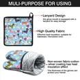 thumbnail image 7 of Colorful Funny Dachshund Kitchen Oven Mitt and Pot Holder Sets 2 Pcs for Baking, Cooking and Grilling, Heat Resistant Up To 392 °F, 7 of 7