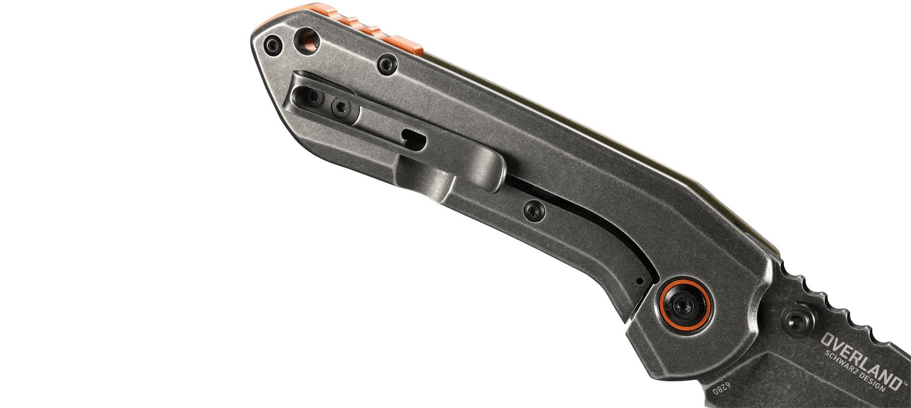 CRKT Overland Outdoor Survival Folding Knife with Frame Lock: Stainless Steel Plain Edge Blade, G10 Handle, Pocket Clip, 6280