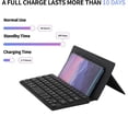 thumbnail image 4 of Teclado plegable para teléfono JOMAA, teclado portátil recargable, teclado inalámbrico Bluetooth plegable con soporte, 4 of 5