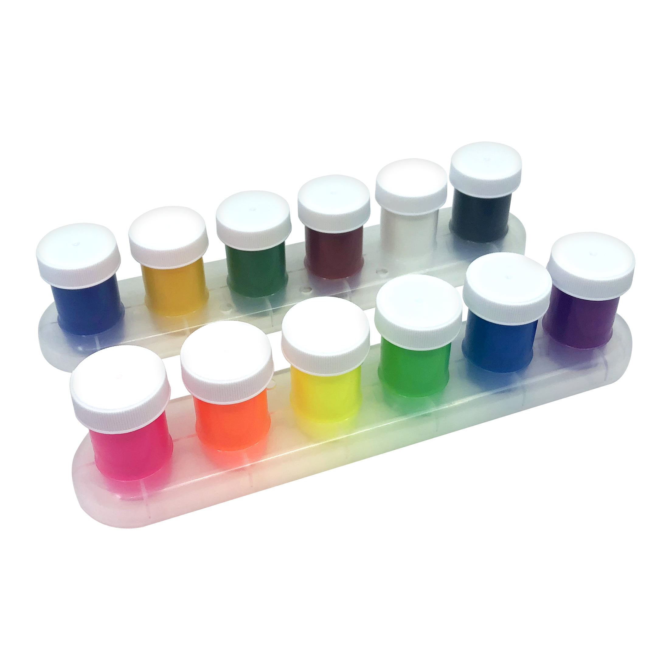 (4 pack) RoseArt Washable Tandem Paint, 12 Vibrant Colors