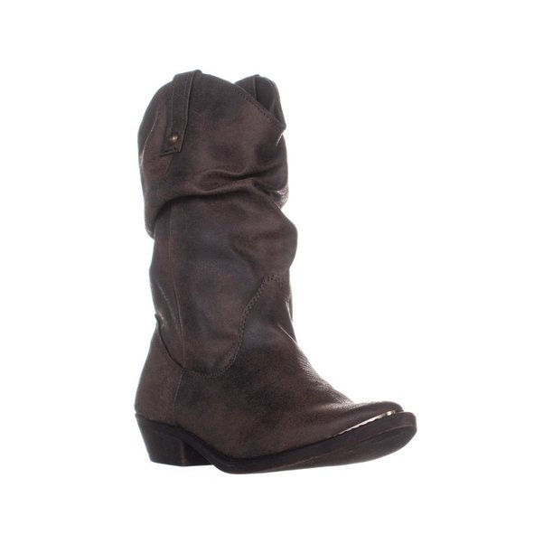 mid calf western boot