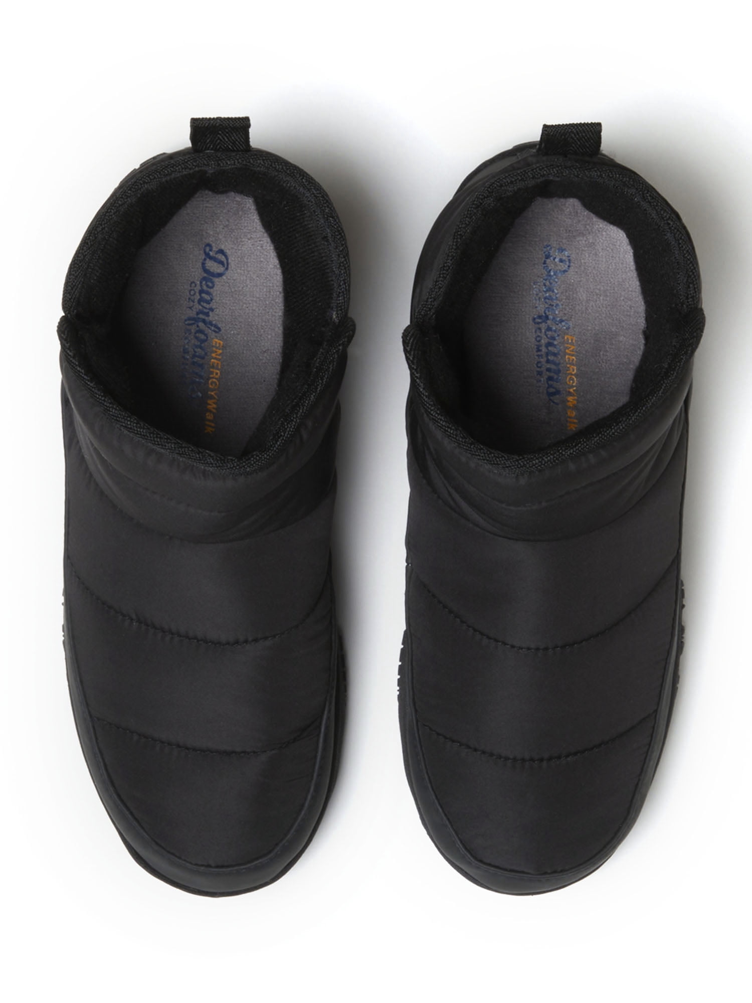 Dearfoams Cozy Comfort Women's Energy Walk Nylon Bootie Slippers