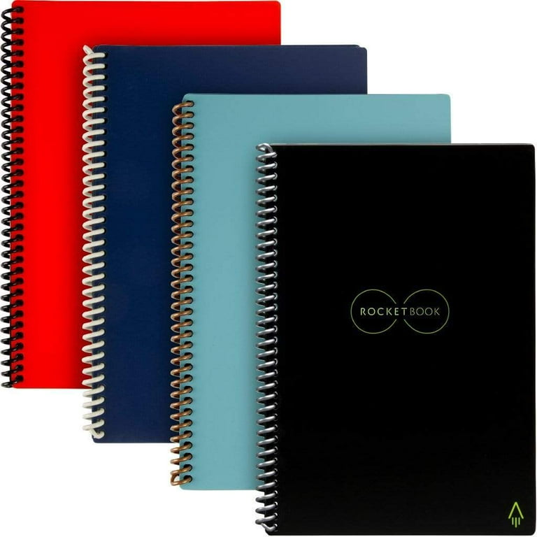 Rocketbook Core Smart Reusable Spiral Notebook, Teal