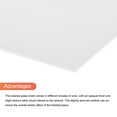 thumbnail image 4 of Unique Bargains Stained Glass Sheet Mosaic Tile 7.9 Inch x 5.9 Inch White Stained Glass Sheets for Crafts Art Project, 4 of 5