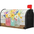 thumbnail image 3 of Spring Welcome Magnetic Mailbox Cover | Colorful Flowers | Large 25x21in | Farmhouse Spring Mail Wraps | Post Letter Box Cover for Home Garden Outside Decorations, 3 of 6
