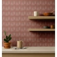 thumbnail image 4 of S4Sassy Mosaic Tile Pattern Wallpaper - Pink Wall Covering, 25" X 120" Self-Adhesive Plain Vinyl Wall Paper, Walls Wrap, Modern Minimalist Wallpaper For Office, Bedroom, Workspaces, 4 of 8
