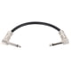 thumbnail image 4 of Cable de audio ammoon AC-10 15cm / 0.5 Pies Parche Guitarra Pedal de Efecto Cable de la Cuerda del Instrumento 1/4 Pulgadas de Plata 6.35 Enchufe de Ángulo Recto PVC Tomshoo Cable de audio, 4 of 4