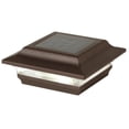 thumbnail image 1 of 4X4 Bronze Aluminum  Imperial Solar Post Cap, 1 of 1
