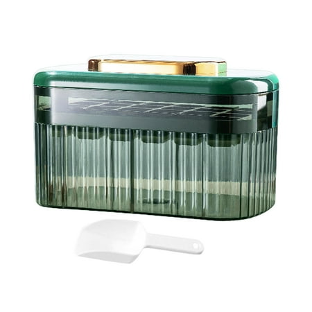 

Double Layer for Creative Ice Storage Box Quick Ice Makers Ice Tray with Lid & S