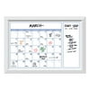 Amanti Art Dswdeb4028 40" X 28" Framed Glass Dry Erase Board