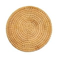 thumbnail image 5 of yotijay 2xRattan Coaster Plate Pad Drink Coaster for Dining Table Coffee Cup Coutertop, 5 of 9