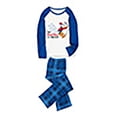 thumbnail image 6 of LuLiaMenton Christmas Pajamas, Snowflakes Made Print, Matching Sleepwear, Plus Sizes, Womens 4XL, 6 of 6