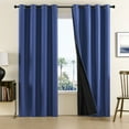 thumbnail image 7 of CasaChic 63x52 Inch Elegant Bedroom Curtain Panel Pair - Blackout, Soundproof, Easy - Install for Cozy & Quiet Sleep, 7 of 7