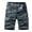 Gray, variant on Men's Camo Cargo Shorts Casual Multi Pocket Cargo Pants Outdoor Loose Straight Leg Shorts Pants
