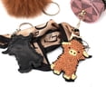 thumbnail image 3 of Cute Cartoon Plateau Cow Keychain Adorable and Durable Hanging Pendant Accessory for Everyday Use, 3 of 8