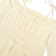 thumbnail image 5 of Huowey Halloween For Women Fairy Renaissance Elf Dresses Off Shoulder Bohemian Cosplay Party Gown Long Sleeve Spaghetti Strap Soft Photo Dress,Yellow,XXL, 5 of 8