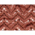 thumbnail image 5 of oneOone Rayon Dark Rose Brown Fabric Chevron Geometric Craft Projects Decor Fabric Printed By The Yard 56 Inch Wide, 5 of 5