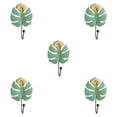 thumbnail image 3 of Bewildely Colgando Gancho de Pared Ropa Clave Sombrero Perchero Hogar Organizador Decorativo D verde 5Conjunto, 3 of 6