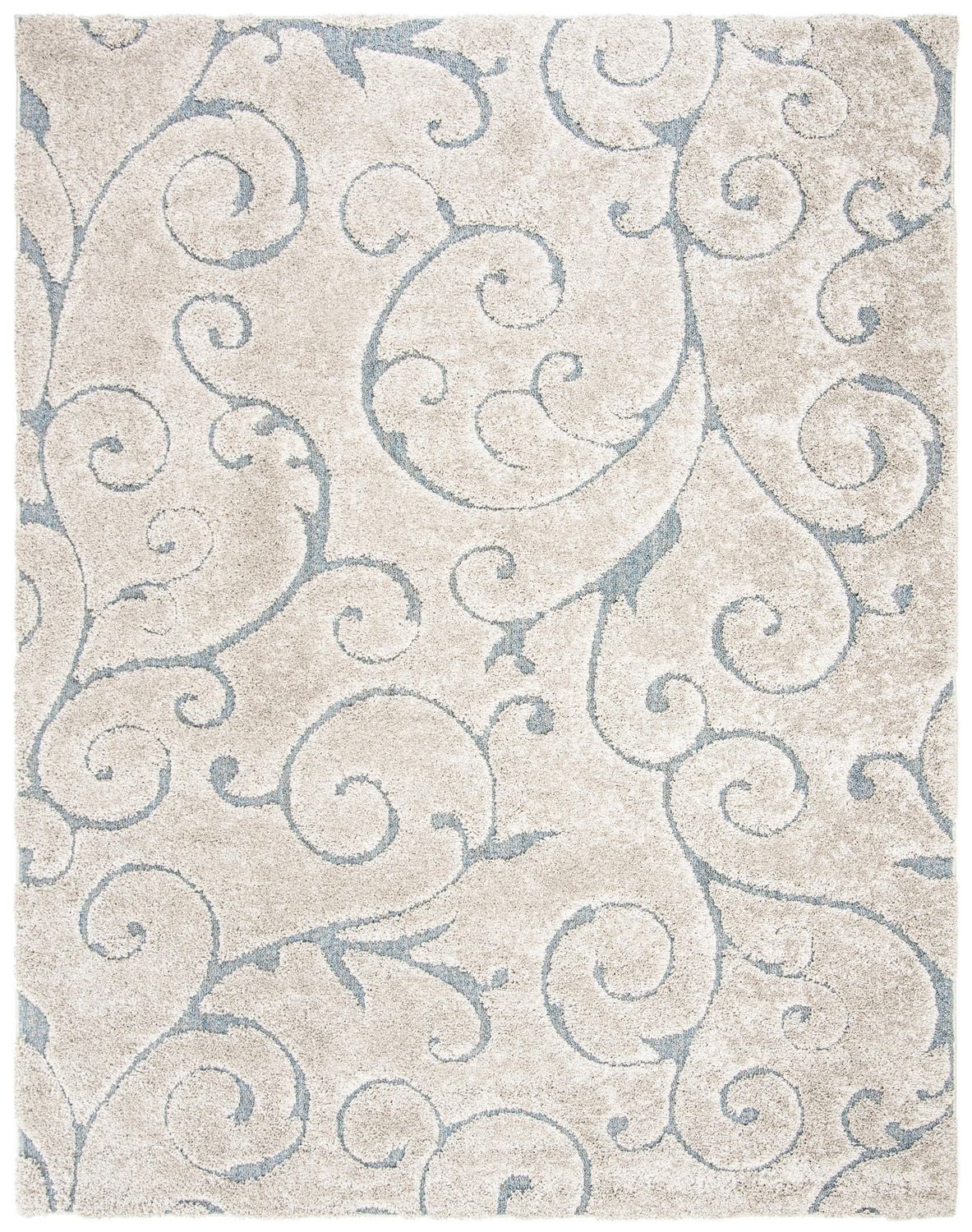 SAFAVIEH Florida Douglas Floral Vines Shag Area Rug