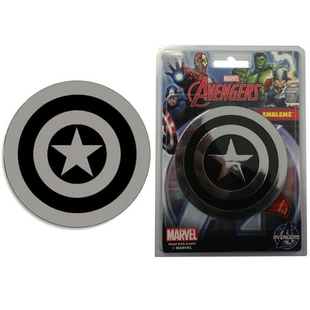 - 3D Chrome Emblem - Car Truck SUV Home Office - Marvel Comics - Captain America