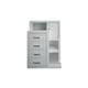 thumbnail image 5 of Cajonera alhajero con llave R21 Muebles Anayanzy Moderna 4 cajones blanco, 5 of 6