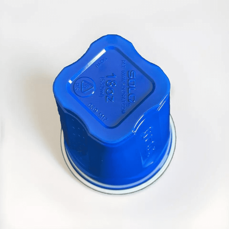 Solo Disposable Plastic Cups Blue Party Supplies 18oz 50 Count - Walmart.com