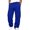 Royal Blue 07#, variant on Men's Wide Leg Cargo Pants High Waisted Drawtring Baggy Adjustable Casual Loose Fit Warm Trousers Hiking Work Pant with Multi Pockets Dark Green 4XL