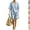 20# Blue, variant on Women's 2 Piece Set Short Sleeve V Neck Striped Top and Loose Shorts Casual Summer Loungewear Outfits Red XXL