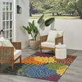 thumbnail image 4 of Nourison Aloha Indoor/Outdoor Navy Multicolor 3'6" x 5'6" Area Rug (4x6), 4 of 10