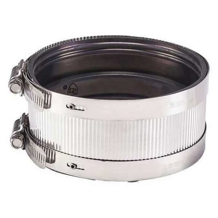 Manufacturer Varies No Hub Coupling, Neoprene,4 in Pipe Size DXNH156-44