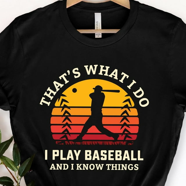 ALVORD Baseball Papa Fête des Pères T-Shirt Graphique Baseball Classique Unisexe P-5TG