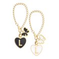 thumbnail image 1 of Accessoires de Lettres Réglables 2 Pcs Breloques Papillon pour Gobelet Nom Id Poignée Breloques Forme de Cœur Identification Accessoires Tasse Thé au Lait, 1 of 8