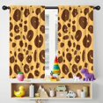 thumbnail image 5 of Blackout Kids Curtains,Yellow and Brown Of Leopard Print Childrens Insulated Curtains Set Of 2,Bedroom Essentials,Toddler Room Decor 42"x54", 5 of 5