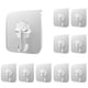 thumbnail image 1 of Gancho autoadhesivo, gancho adhesivo transparente para cocina, baño, armario de oficina, 1 of 5