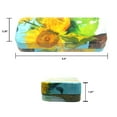 thumbnail image 3 of DAHO Mega Tin Pencil/Storage Box with World Famous Arts for Office, Home, Makeup, Accessories Storage (Sunflower), 3 of 4