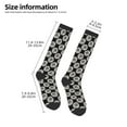 thumbnail image 2 of Cauagu White Sunflowers Print Women's Men's Ankle Socks 1-pack Casual Athletic Socks for Unisex Adult Moisture-Wicking Socks for Daily Wear/Running/Sport, 2 of 8