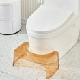 thumbnail image 5 of RKSTN Plastic Bathroom Toilet Stool Toilet Stool Squatting Poop Stool Bathroom Potty Step Stool Toilet Assistance Steps Step Stool Fits All Toilets Detachable Stackable, 5 of 5