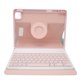thumbnail image 3 of Funda magnética para tableta iOS Pro de 11 pulgadas (2019, 2020, 2021 y 2022), giratoria, desmontable, translúcida, con portalápices y teclado, color rosa, 3 of 14