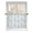 Grey, blue, variant on Sheer Curtains 63 Inch Length, Blue Grey Botanical Semi Sheer Curtains Light Filtering Window Treatment, Spring Floral Summer Farmhouse Privacy Voile Drapes for Living Room Bedroom 52x63 Inch