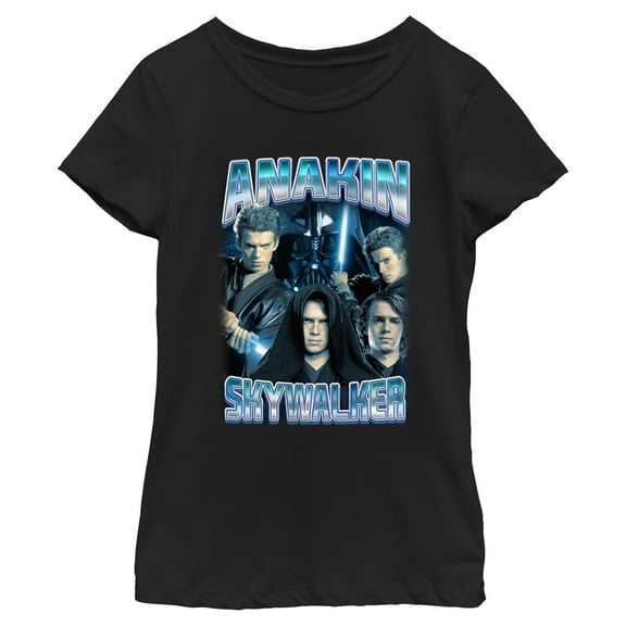 Girls Star Wars Anakin Skywalker Collage T Shirt